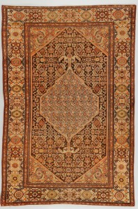 Lot 573: Antique Malayer rug 4' x 6', circa 1910