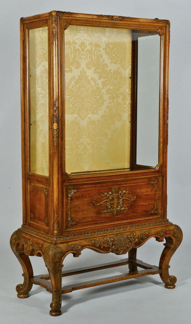 Lot 577: Louis XV style Display Cabinet