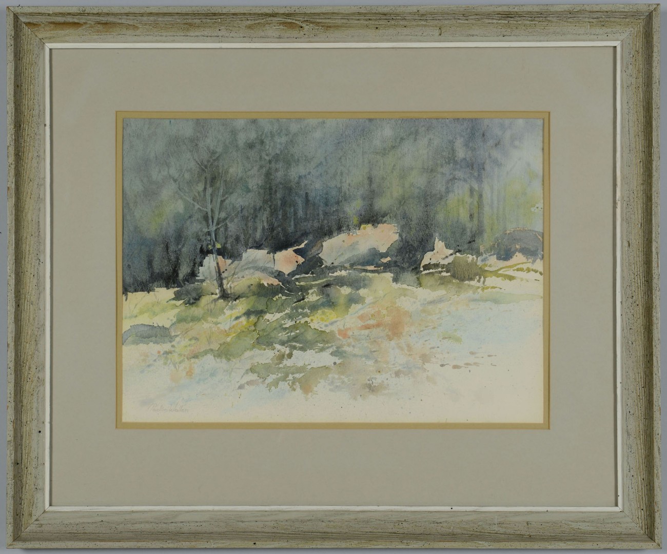 Lot 615: Pauline Wallen Watercolor Landscape