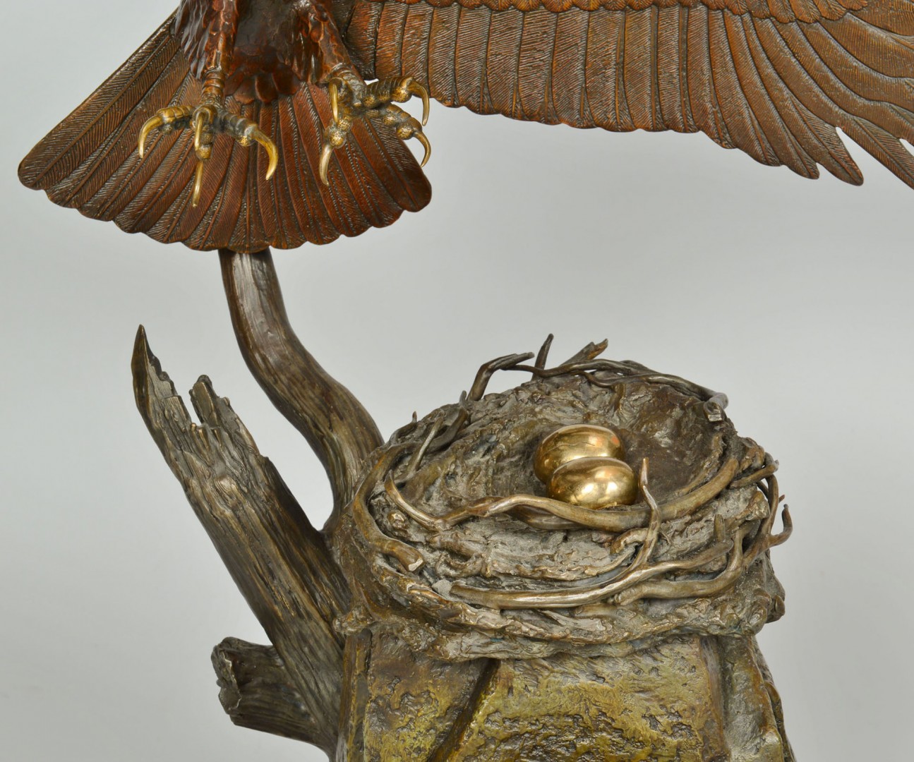 Lot 624: Stan Bentall Bronze Eagle Sculpture