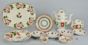 Lot 638: 11 pcs of Adams Rose Ironstone Pottery, Other