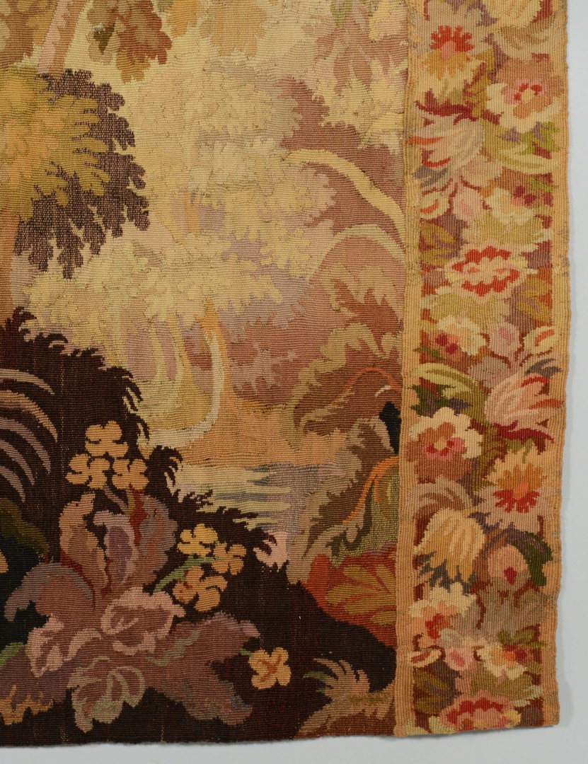 Lot 651: Large Continental Tapestry with Fox