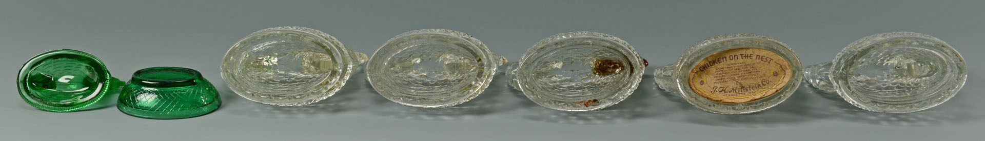 Lot 664: 29 American Glass Candy Containers