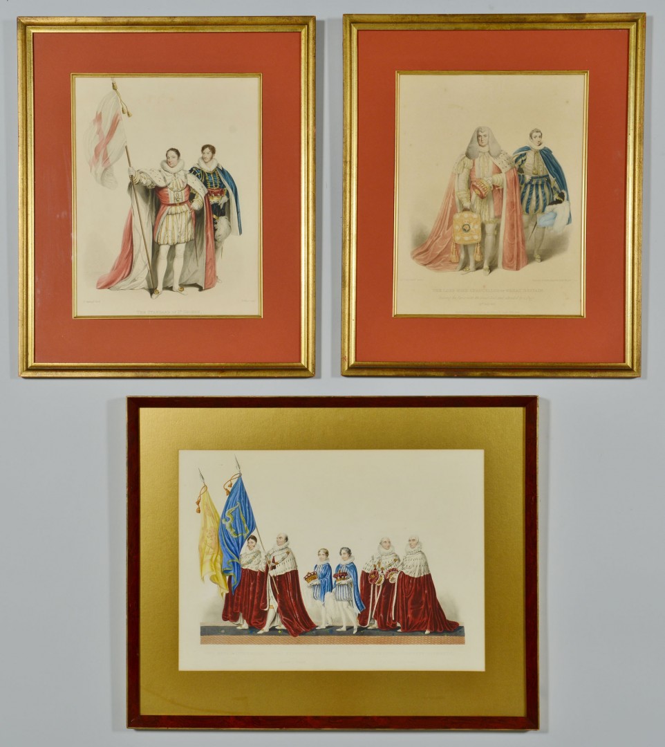 Lot 705: Grouping of 3 English Royalty Prints