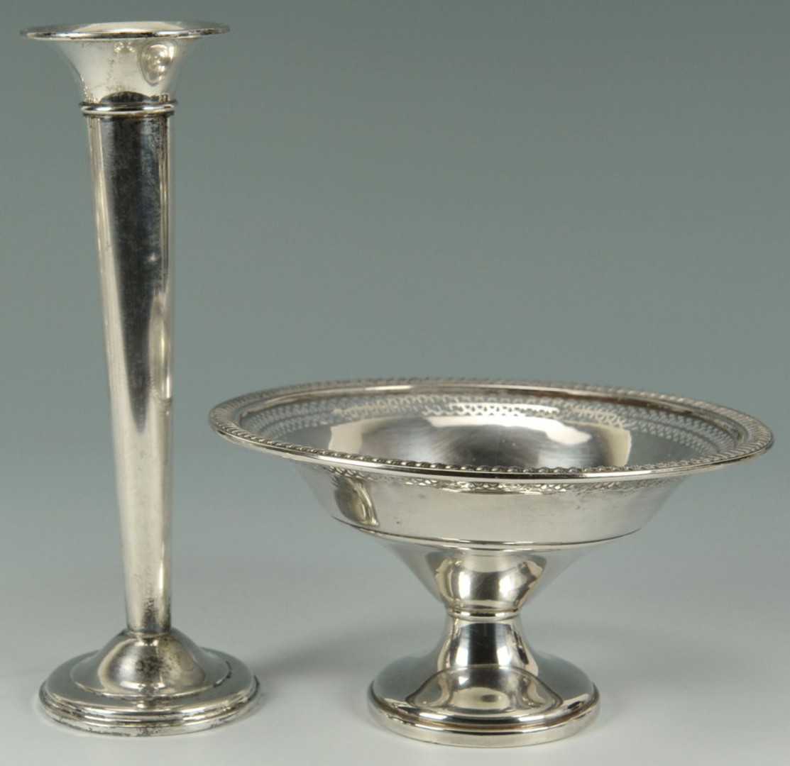 Lot 730: Grouping of Weighted Sterling Silver, 16 pcs.