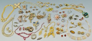 Lot 734: Group of Vintage Costume Jewelry