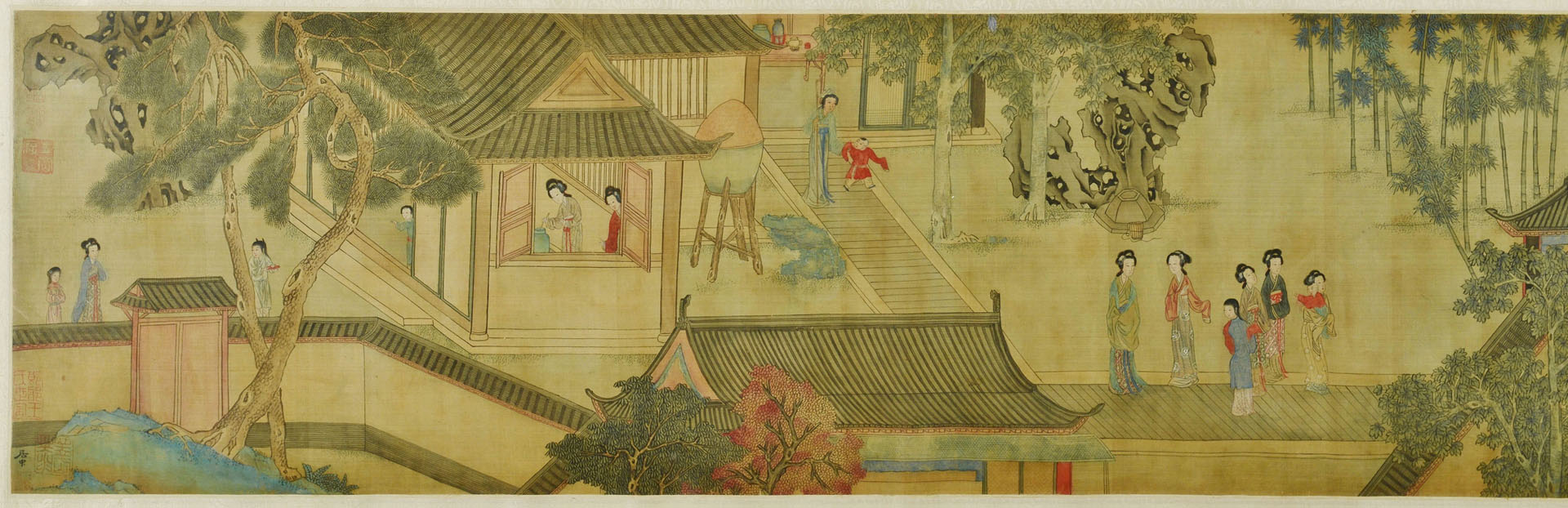 Lot 7: Classical Chinese Handscroll on Silk