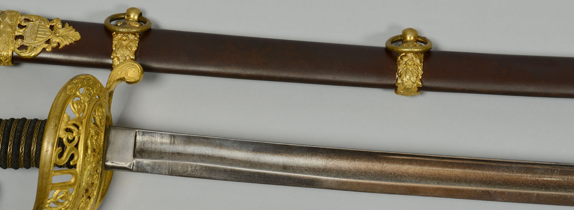 Lot 84: Ames M1850 Staff and Field Officers Sword