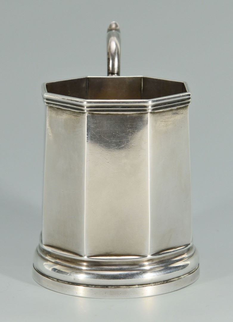 Lot 91: Lexington KY Coin Silver Cup w/ handle