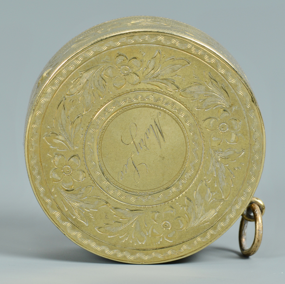 Lot 3088056: 3 Victorian Ladies Gold Accessories