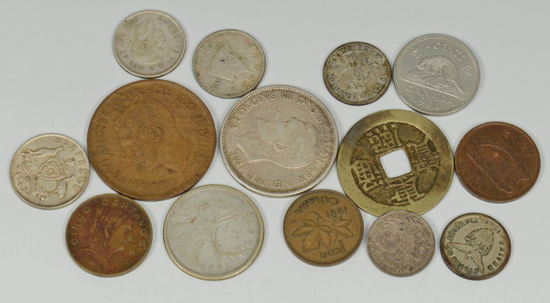 Lot 3088085: Large Lot of US & World Coins