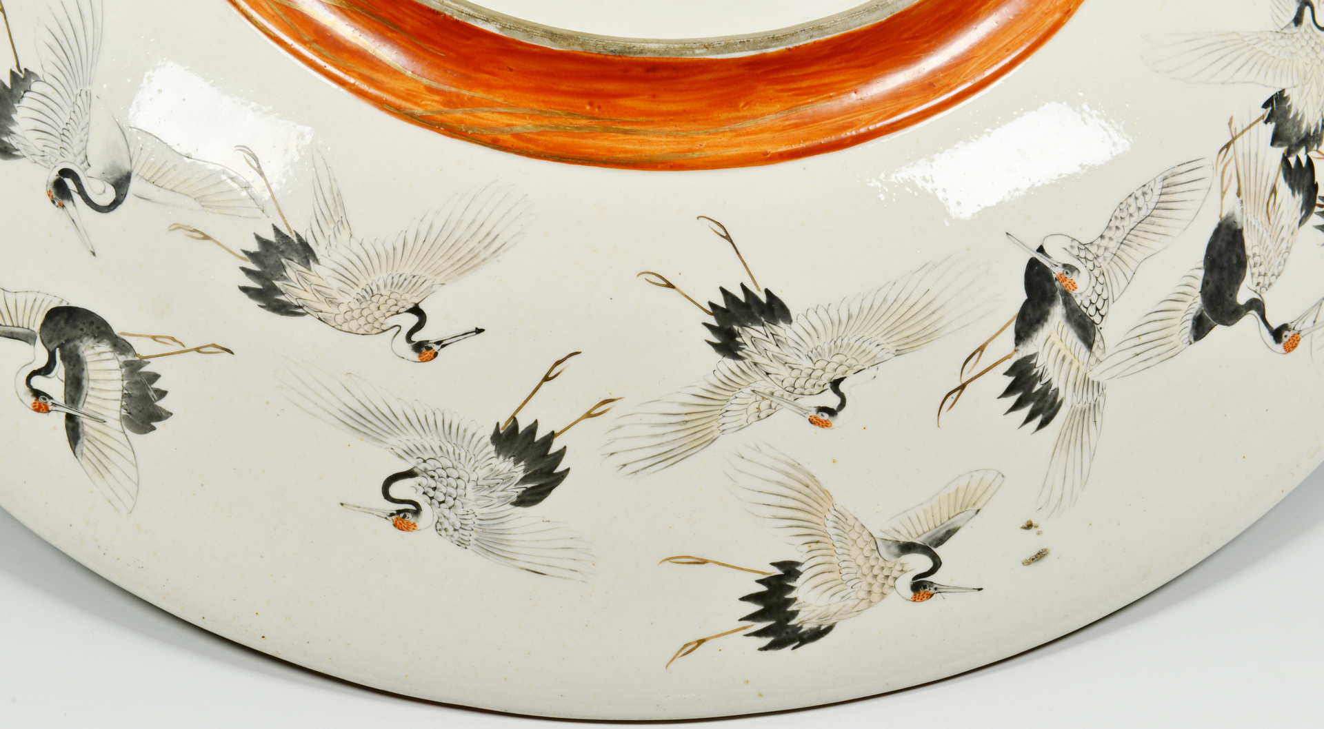Lot 3088090: Massive Japanese Meiji Porcelain Charger