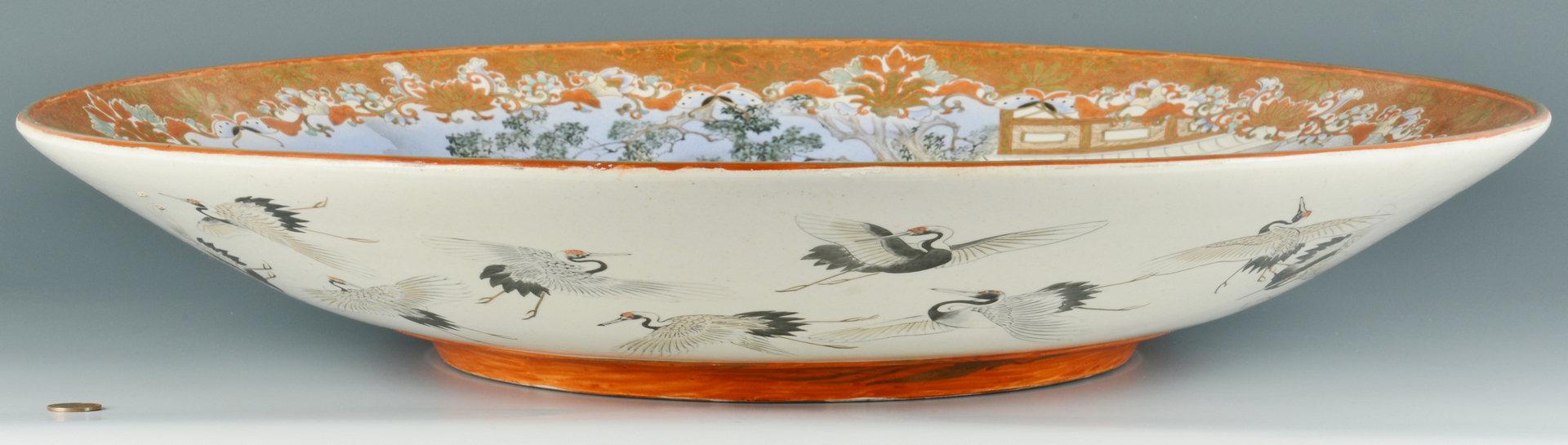 Lot 3088090: Massive Japanese Meiji Porcelain Charger