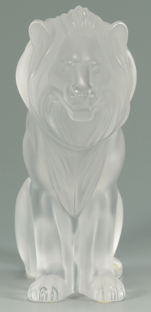 Lot 3088099: Lalique Crystal "Bamara" Lion