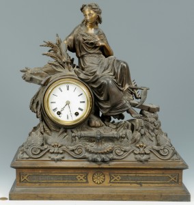 Lot 3088166: Seth Thomas Figural Mantle Clock