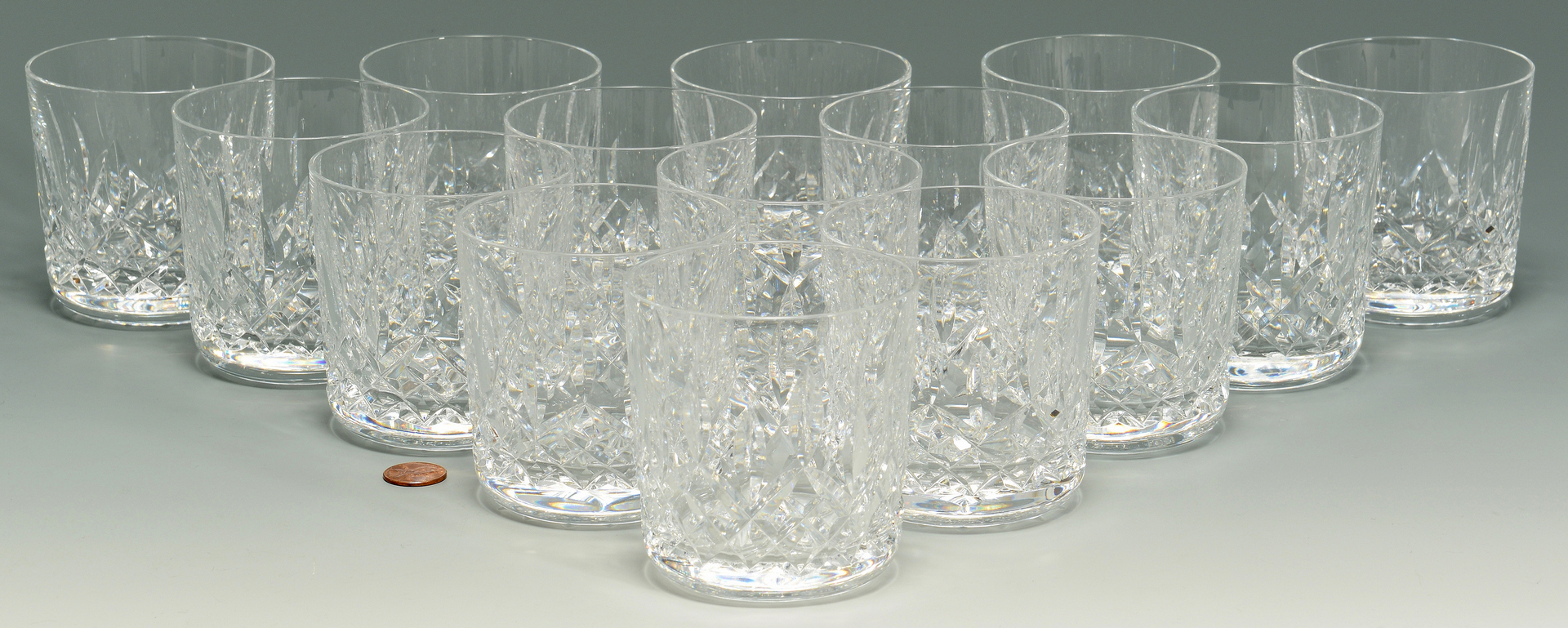 Lot 3088191: 15 Waterford Lismore "Old Fashioned" Glasses