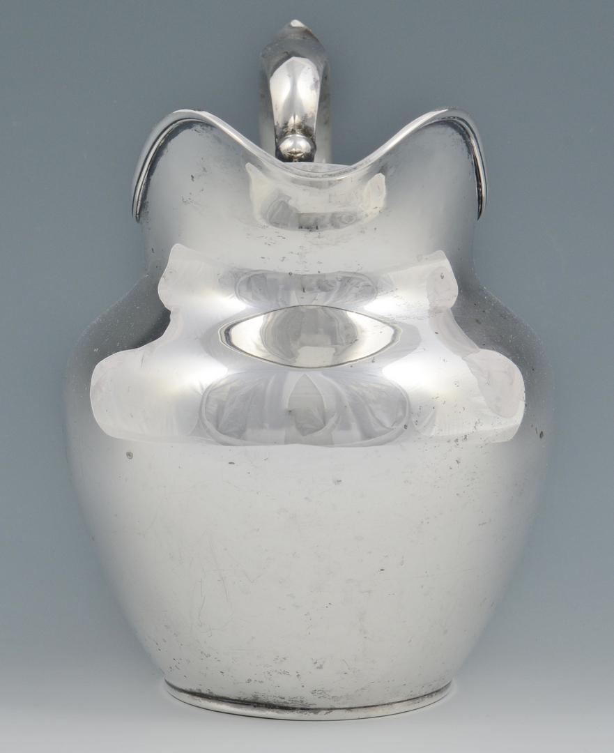 Lot 3088201: Sterling Silver Water Pitcher, Art Deco Monogram