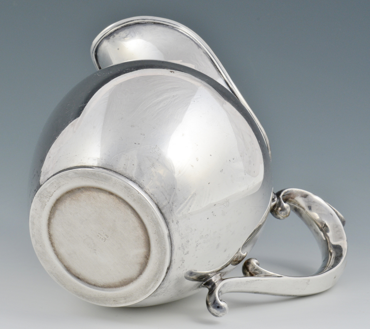 Lot 3088201: Sterling Silver Water Pitcher, Art Deco Monogram
