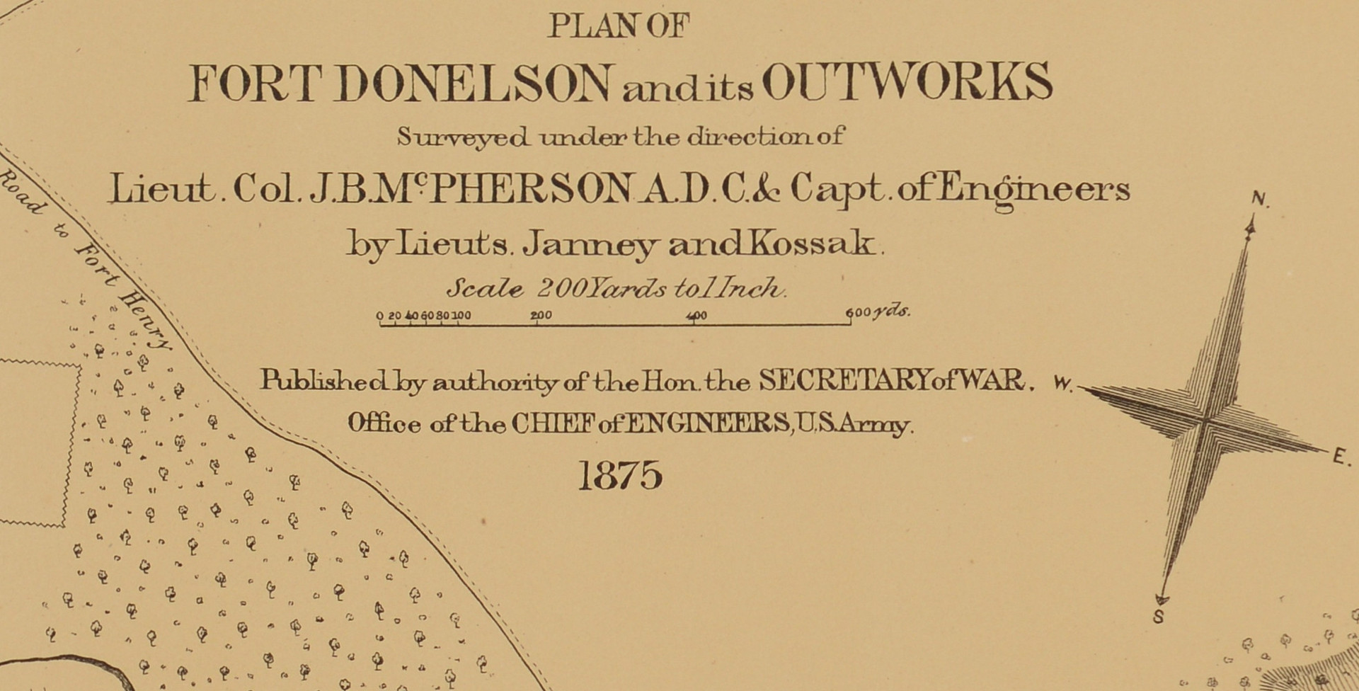 Lot 106: 2 Maps: Ft. Henry & Ft. Donelson