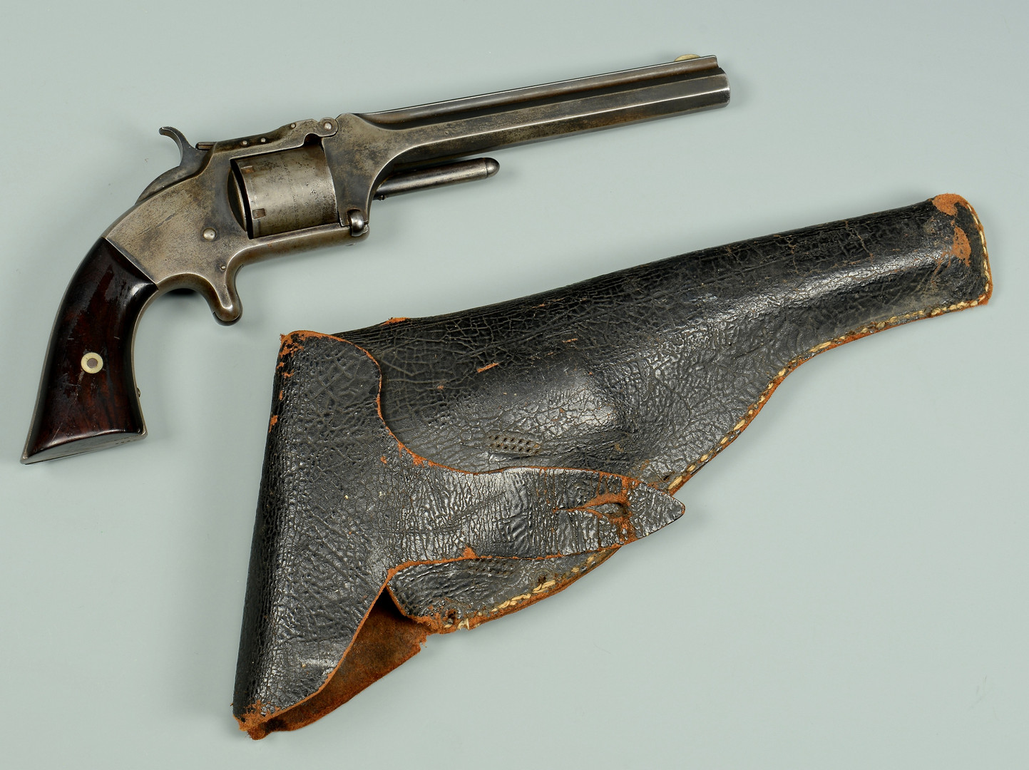 Lot 109: Civil War Smith & Wesson .32 cal. No. 2 w/ Inscri