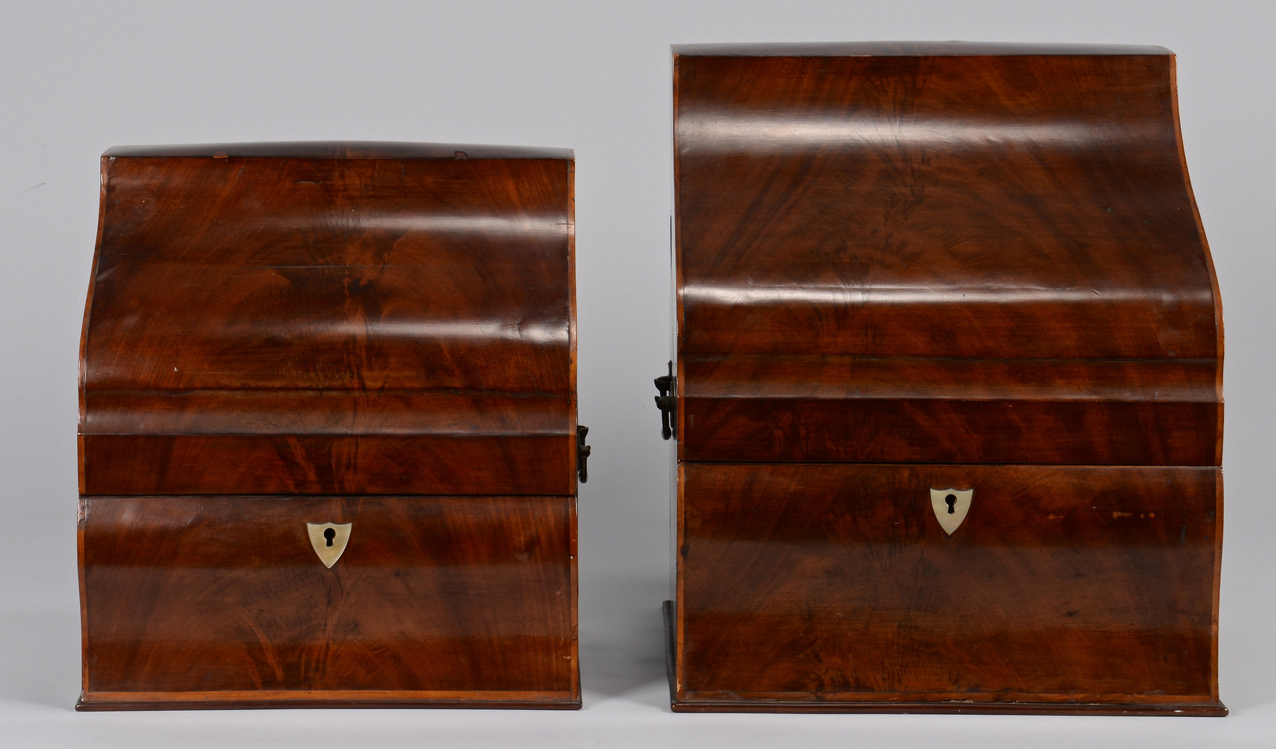 Lot 157: Two Knife Boxes, c.1830