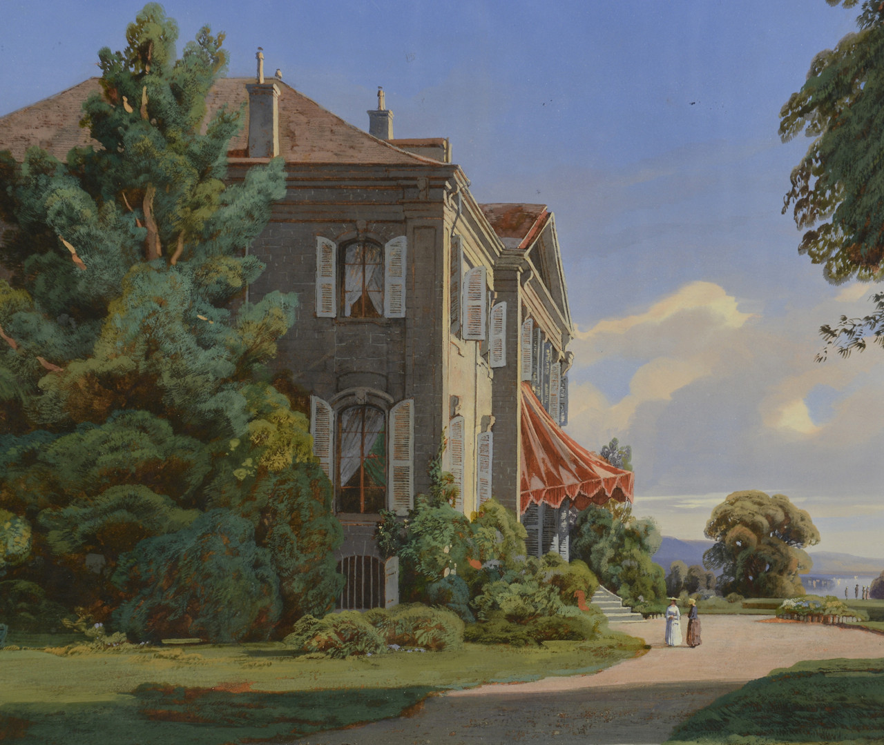 Lot 206: J.M. Dunant-Vallier, "Chateau de Malagny"
