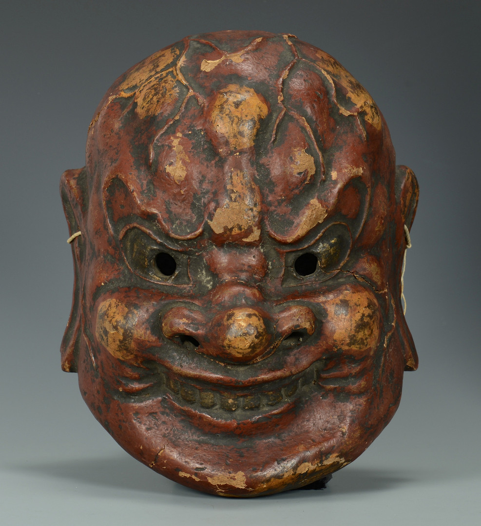 Lot 219: 5 Asian Decorative Items inc masks