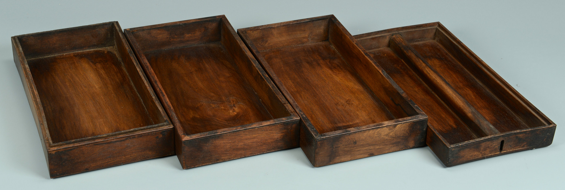 Lot 223: Chinese Hardwood Plant Stand & Lunchbox