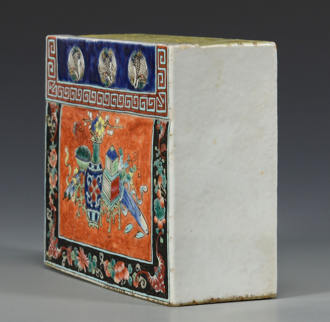 Lot 226: Chinese Porcelain Pillow