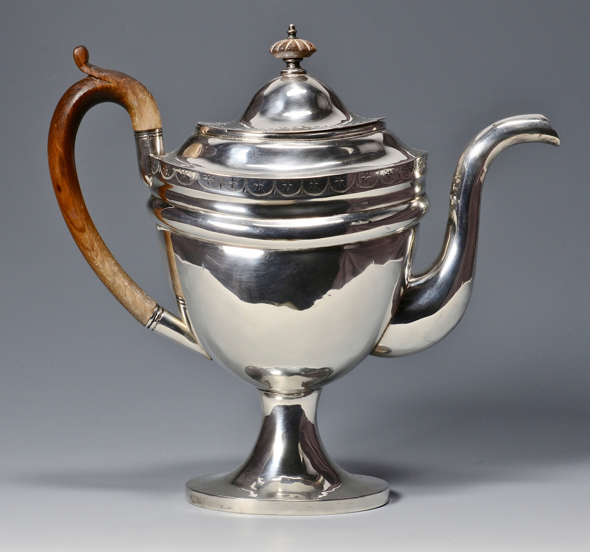 Lot 241: American Federal Silver Teapot