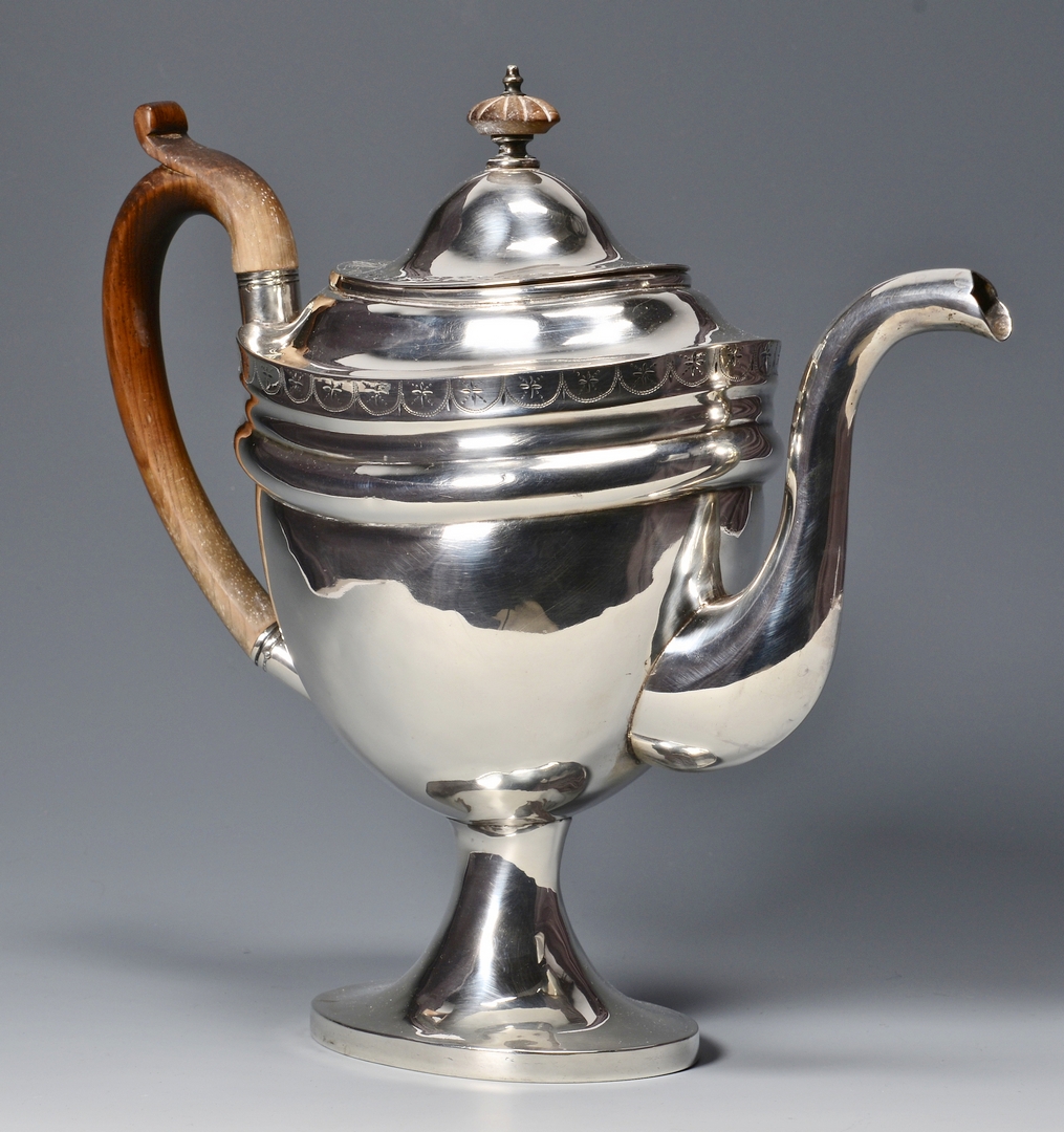Lot 241: American Federal Silver Teapot