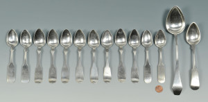 Lot 246: 14 KY Coin Silver Spoons