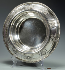 Lot 257: Sterling Silver Center Bowl, 14"
