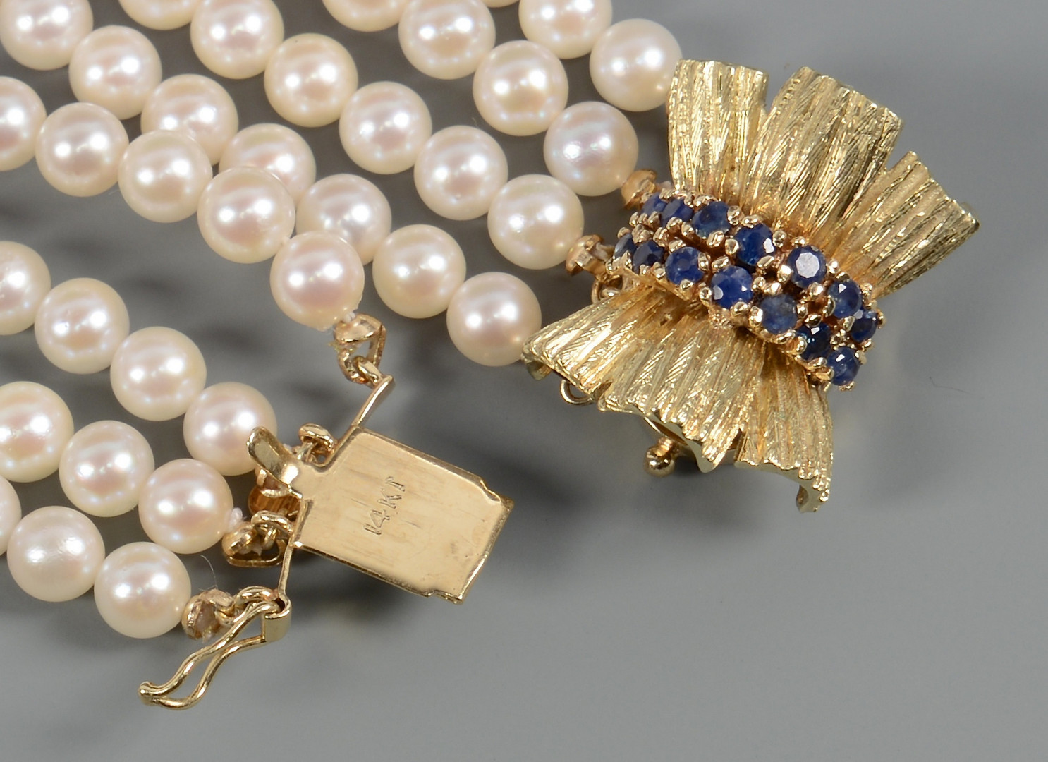 Lot 267: 54" 8mm Pearls with Bracelet