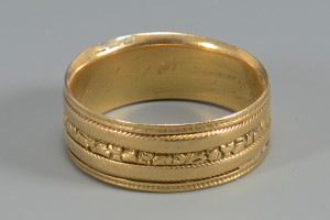 Lot 276: William IV Gold Ring, 18k
