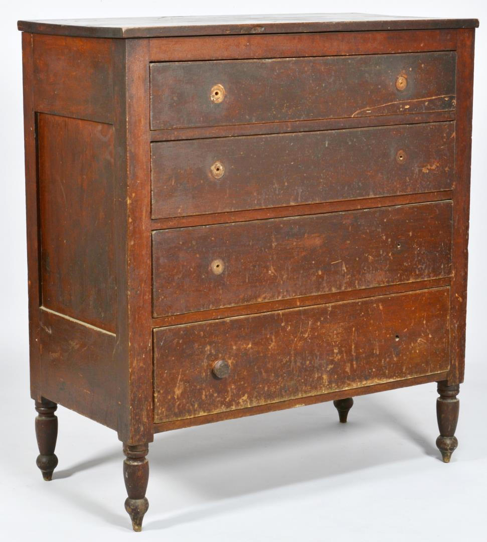 Lot 305: Middle TN Cherry Chest of Drawers