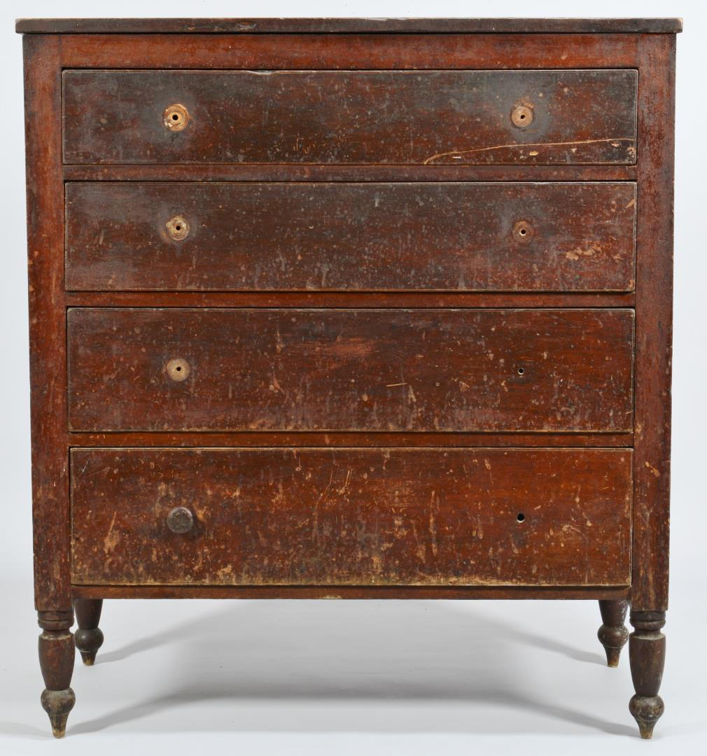 Lot 305: Middle TN Cherry Chest of Drawers