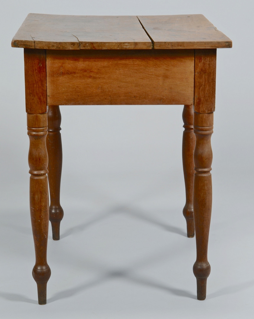Lot 306: Middle TN Cherry Table w/ Apron Drawer