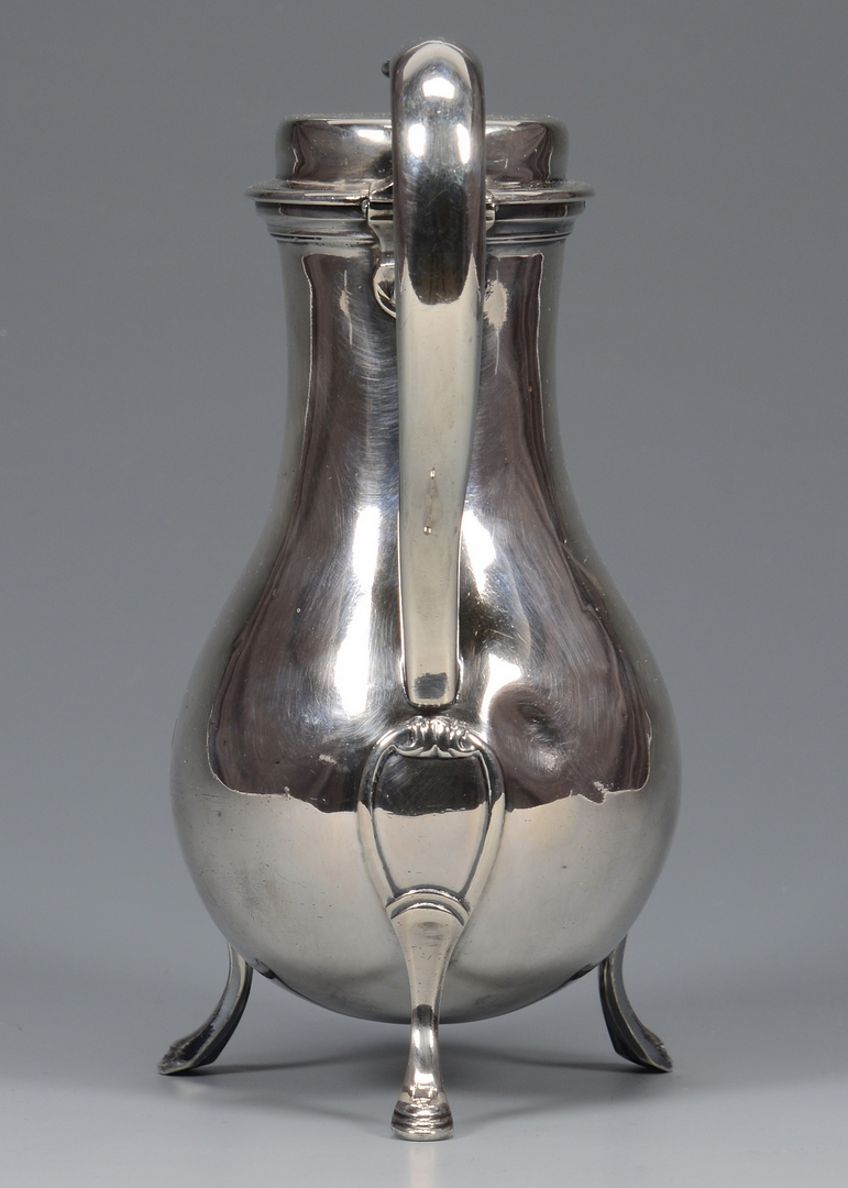 Lot 30: 18th C. French Silver Coffee Pot