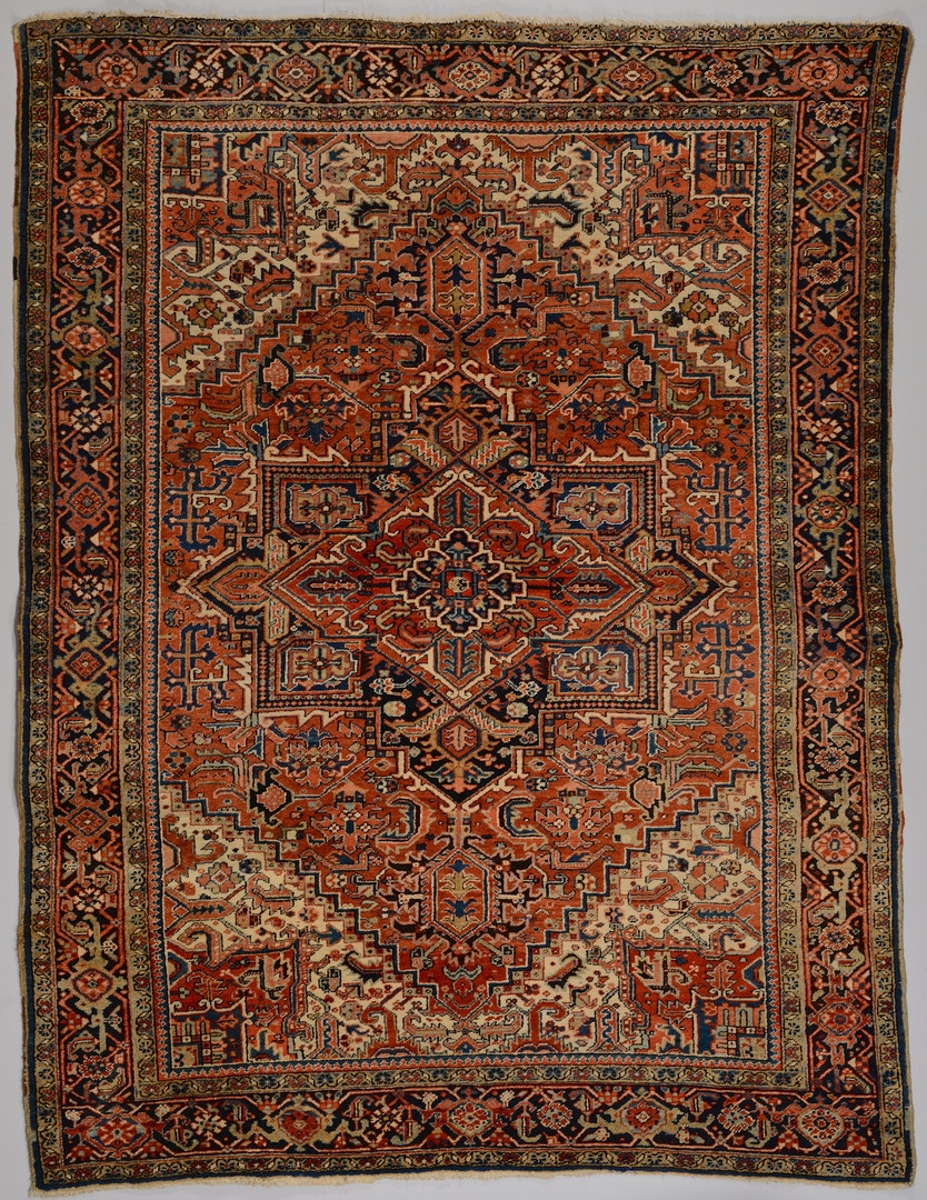 Lot 313: Heriz Carpet, semi-antique