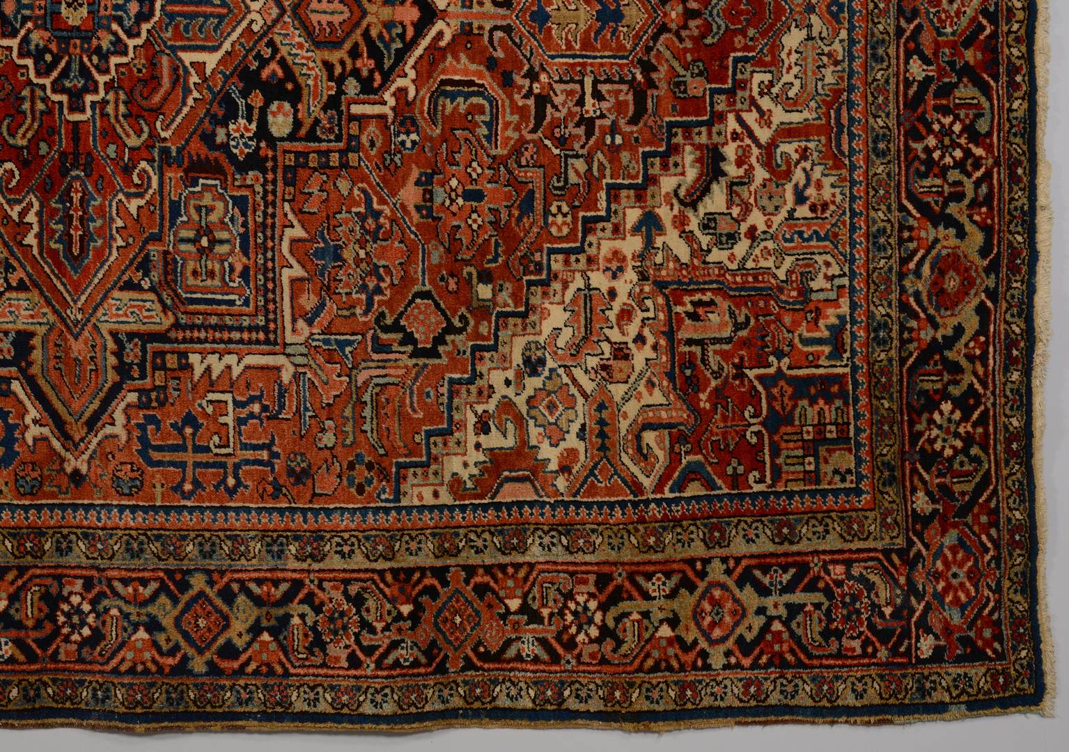 Lot 313: Heriz Carpet, semi-antique