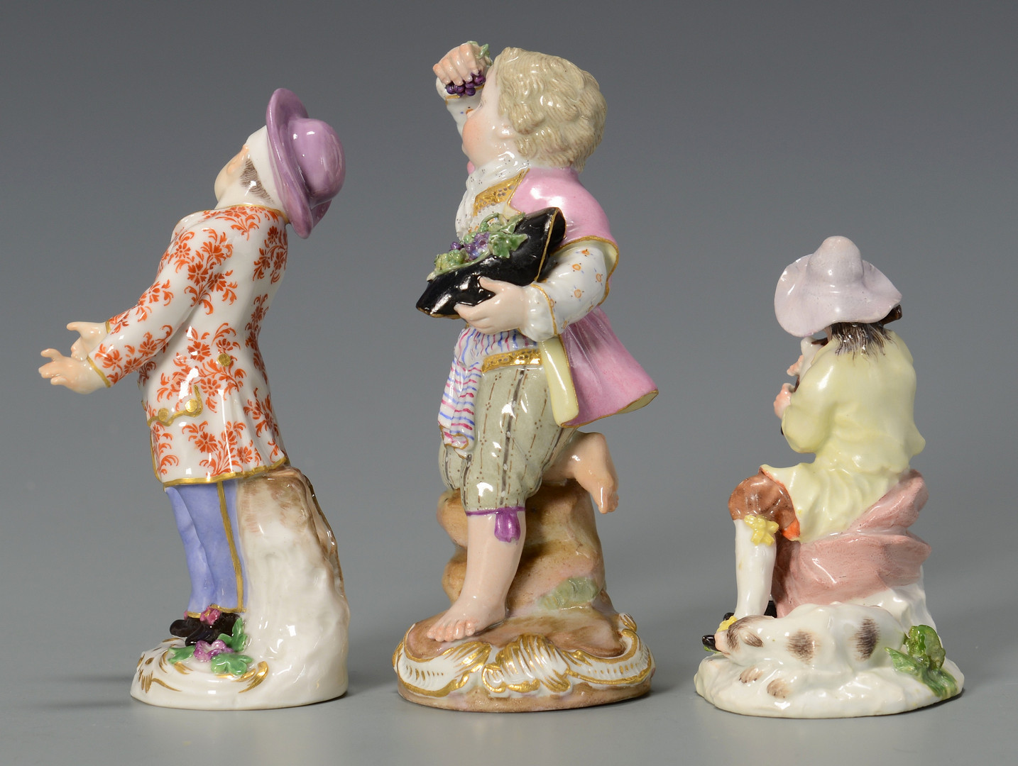 Lot 328: Three Meissen Figurines
