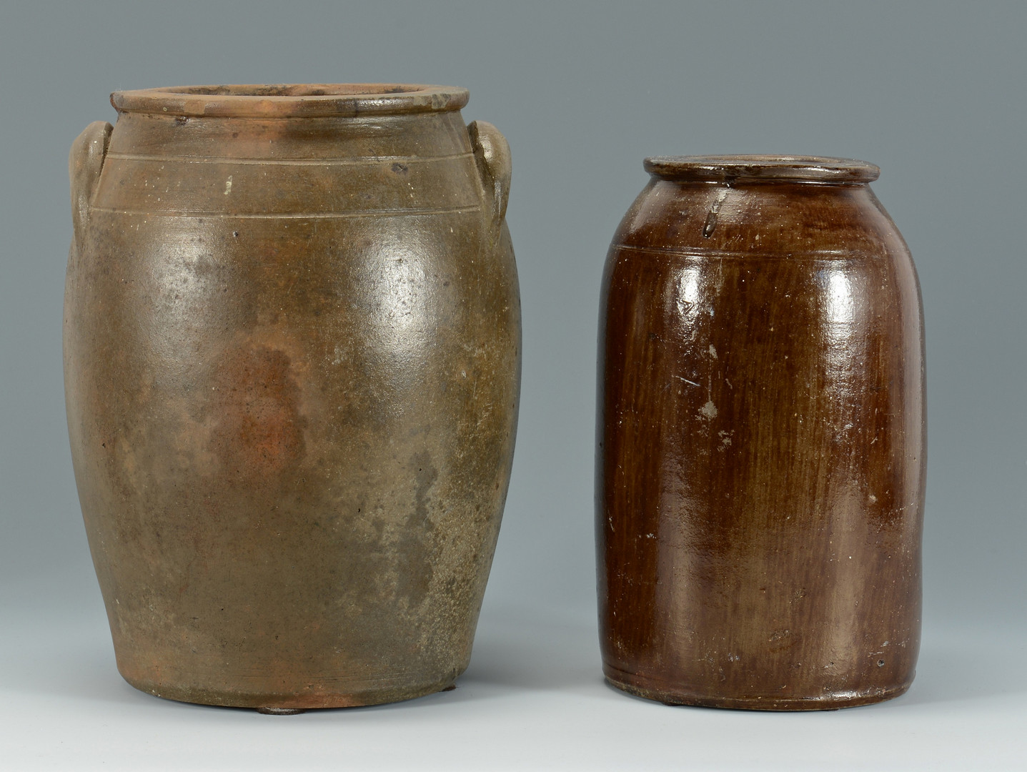Lot 355: Two Melcher Louisville KY Jars