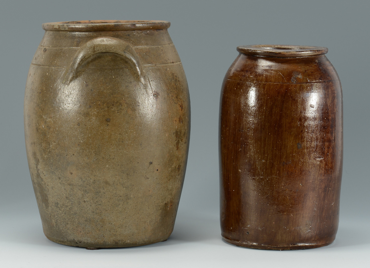 Lot 355: Two Melcher Louisville KY Jars