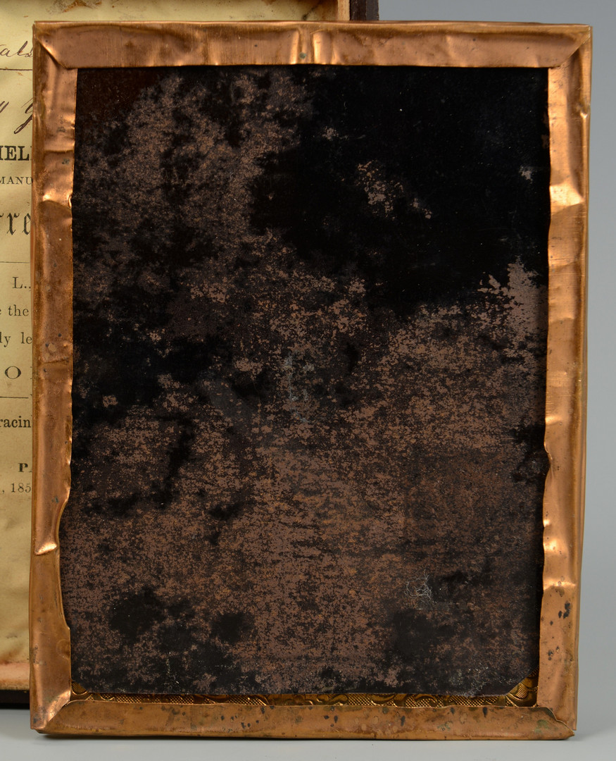 Lot 373: Half-plate tintype with cannon
