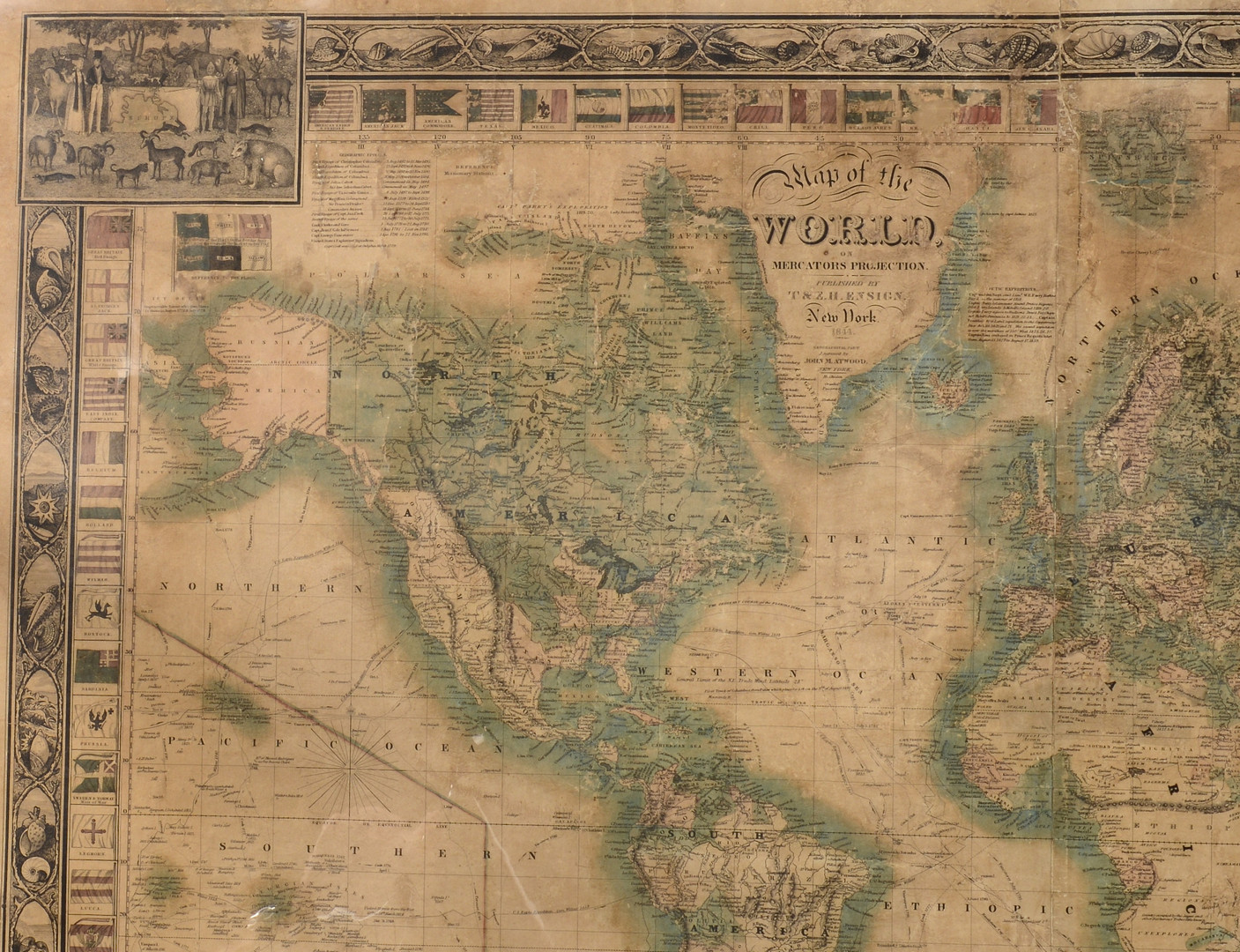 Lot 404: Ensign Map of the World