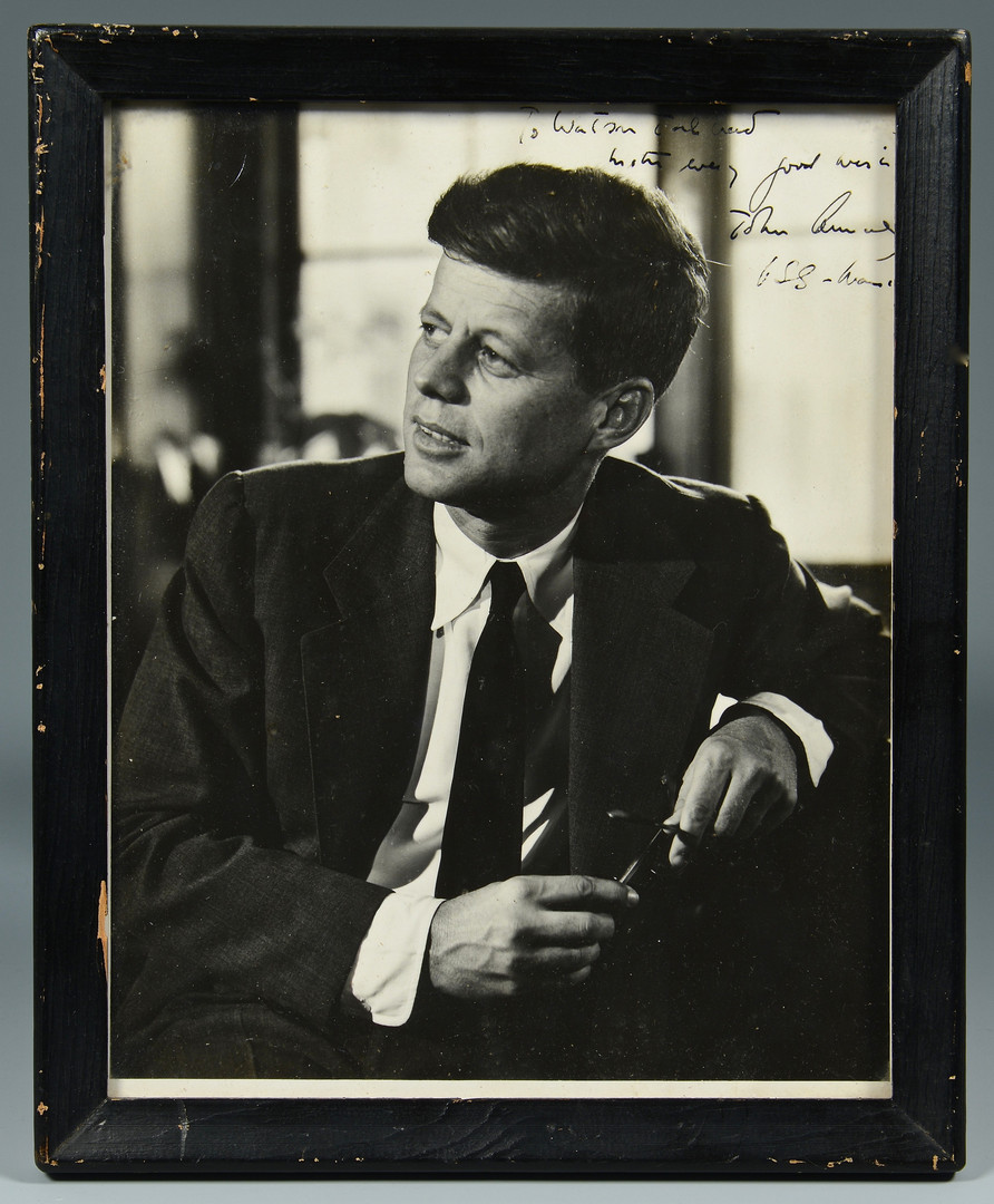 Lot 417: J. F. Kennedy Signed Photo