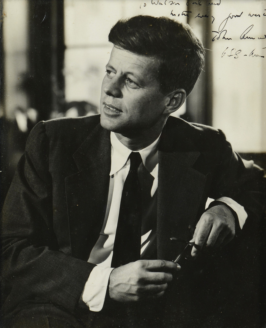 Lot 417: J. F. Kennedy Signed Photo