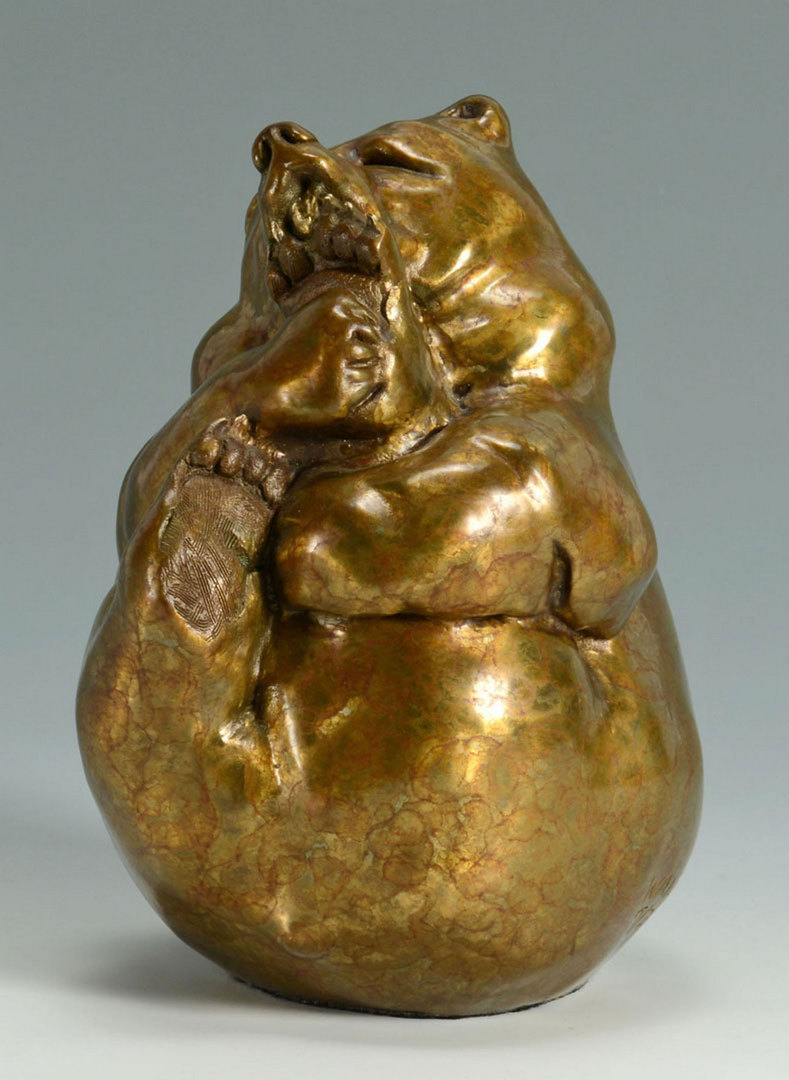 Lot 429: Walt Horton Bronze Bear Sculpture