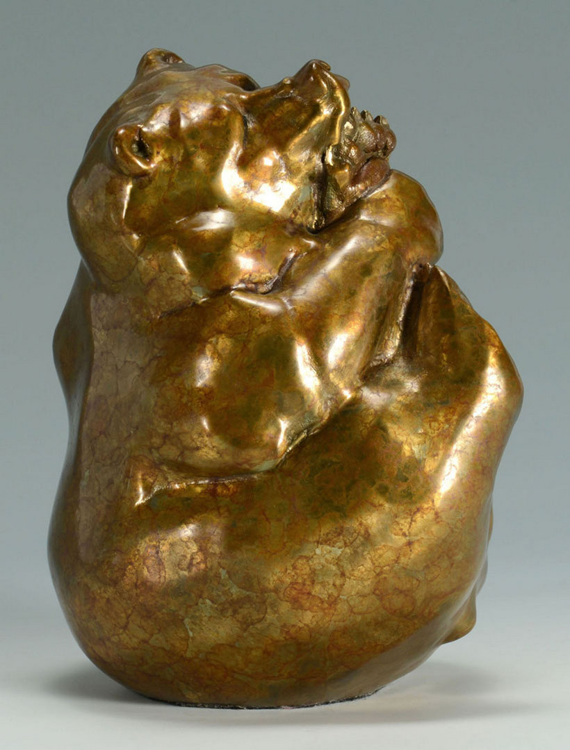 Lot 429: Walt Horton Bronze Bear Sculpture